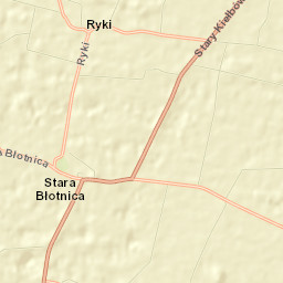 Stara Błotnica Street Map