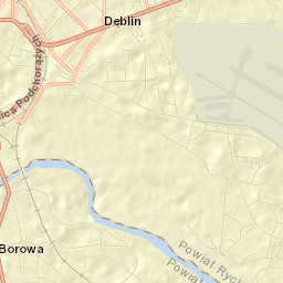 Dęblin Street Map