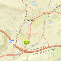 46 Croesty Road, Pencoed, Bridgend Street Map