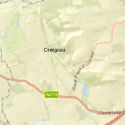 Cardiff Road, Creigiau, Cardiff CF15, UK Street Map