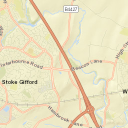 Stoke Gifford Street Map