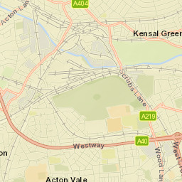 56 Wood Ln, White City, London Borough of Hammersmith and Ful Street Map