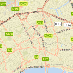 Clerkenwell Street Map