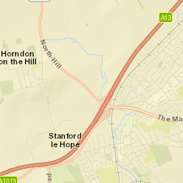 Stanford-le-Hope Street Map