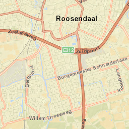 Roosendaal Street Map