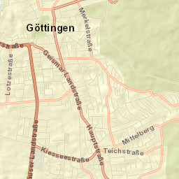 Göttingen Street Map