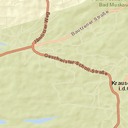 Krauschwitz Street Map