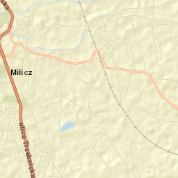 Milicz Street Map
