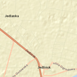 Jedlińsk Street Map