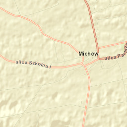 Michów Street Map
