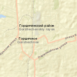 Gorshechnoye Street Map