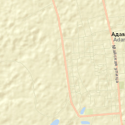 Adamovka Street Map