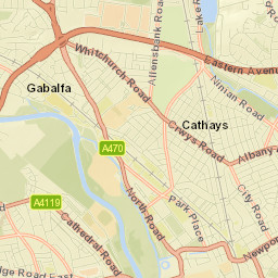 Castle, Cardiff CF10, UK Street Map