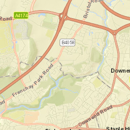 Heathfields, Bristol, South Gloucestershire Street Map