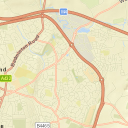 Mangotsfield Street Map