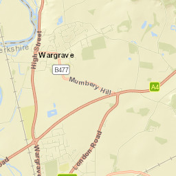 142 Wargrave Road, Twyford, Reading Street Map