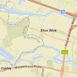 Eton Wick Street Map