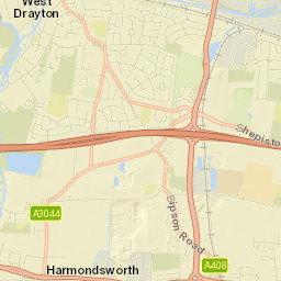 West Drayton Street Map