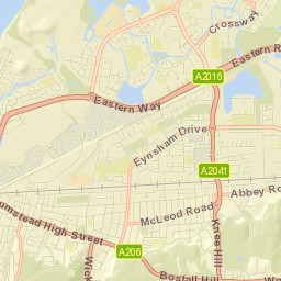 Abbey Wood Street Map