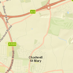 Chadwell St Mary Street Map