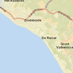 Zoutelande Street Map