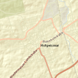 Hofgeismar Street Map