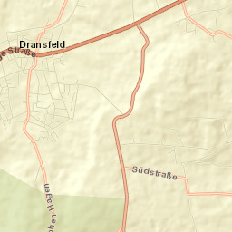 Dransfeld Street Map