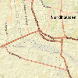 Nordhausen Street Map