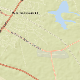 Weißwasser Street Map