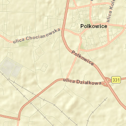 Polkowice Street Map