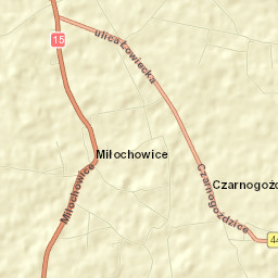 Powiat milicki Street Map