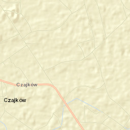 Czajków Street Map