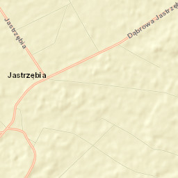 Jastrzębia Street Map