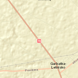 Garbatka-Letnisko Street Map