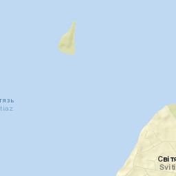 Svityaz’ Street Map