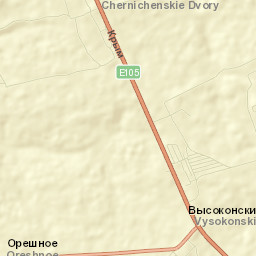 Chernitsyno Street Map