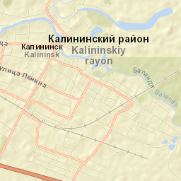 Kalininsk Street Map