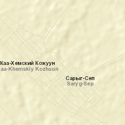 Saryg-Sep Street Map