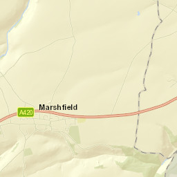 117-121 High Street, Marshfield, Chippenham Street Map