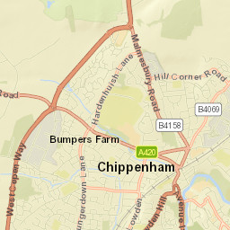 Chippenham Street Map