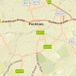 Peckham Street Map