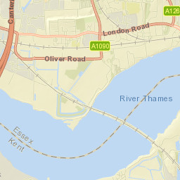 West Thurrock Street Map