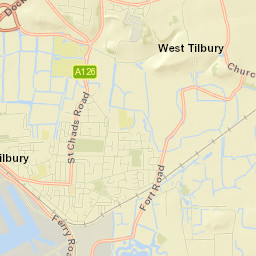 Tilbury Street Map