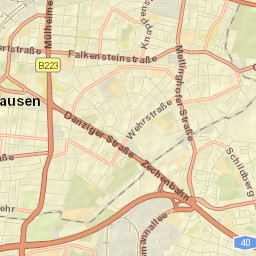 Oberhausen Street Map