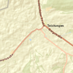 Teistungen Street Map