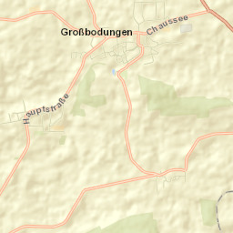 Großbodungen Street Map
