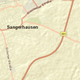 Sangerhausen Street Map
