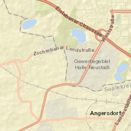 Zscherben Street Map