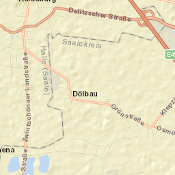 Dölbau Street Map