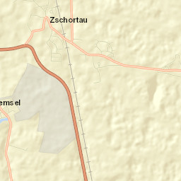 Zschortau Street Map